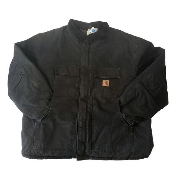 Vintage Carhartt Coat NWT Mens 3XL Chore Barn Coat C26 Black - Picture 1 of 12